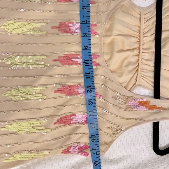 Trina Turk sequin silk tank size small - Picture 4 of 6